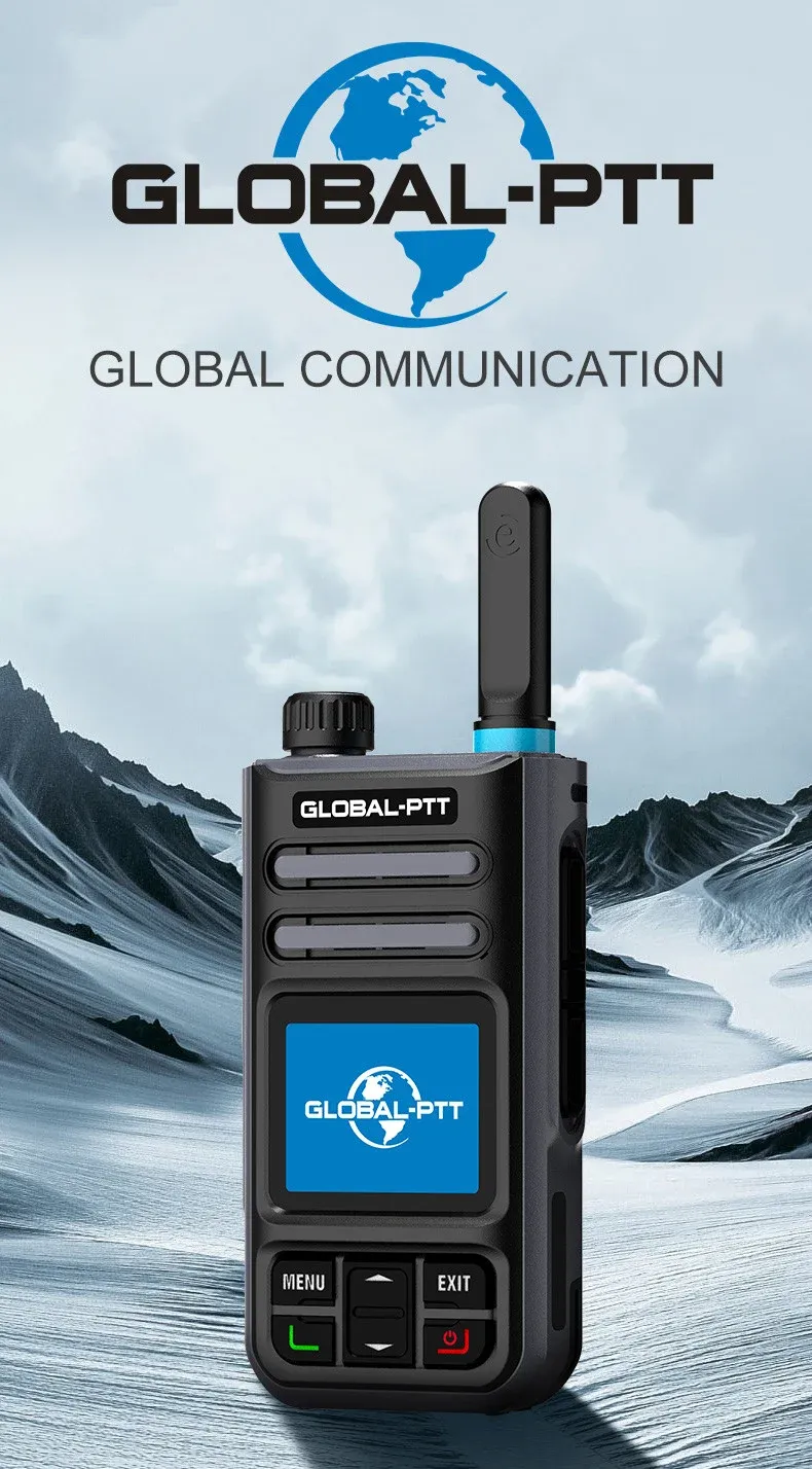 Global MX1 android 4G poc Wireless set mini two way radio long range communicator 4g 100 km GPS wifi - Image 9
