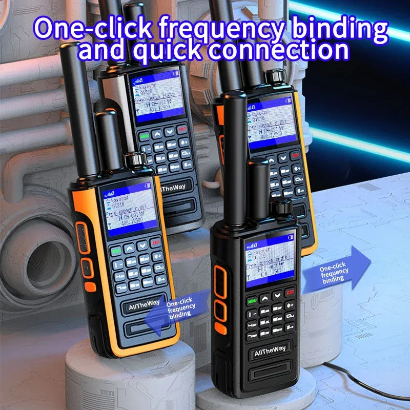 Kayotom D09 Public Network Plus Analog 5W Waterproof Walkie Talkie - Global PTT PoC 4G Two-Way Radio, Professional Long-Range Communication fontool