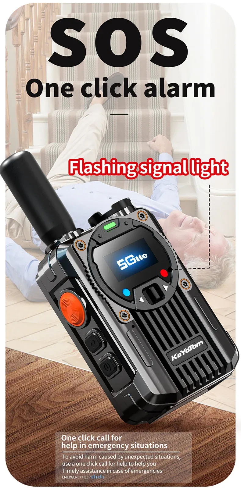 M66 Global available 5000KM POC 4G Walkie Talkie Two-way Intercom Radio - Image 7